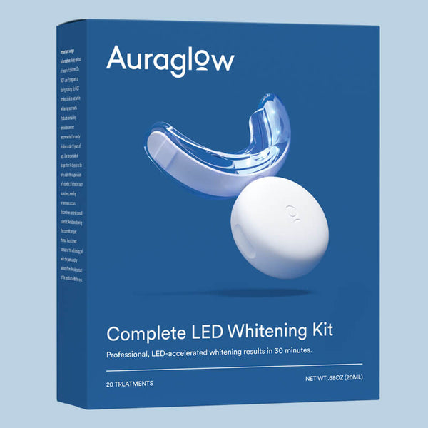 Auraglow Teeth Whitening Kit | Whitening Kit With LED Light | LED Teeth ...