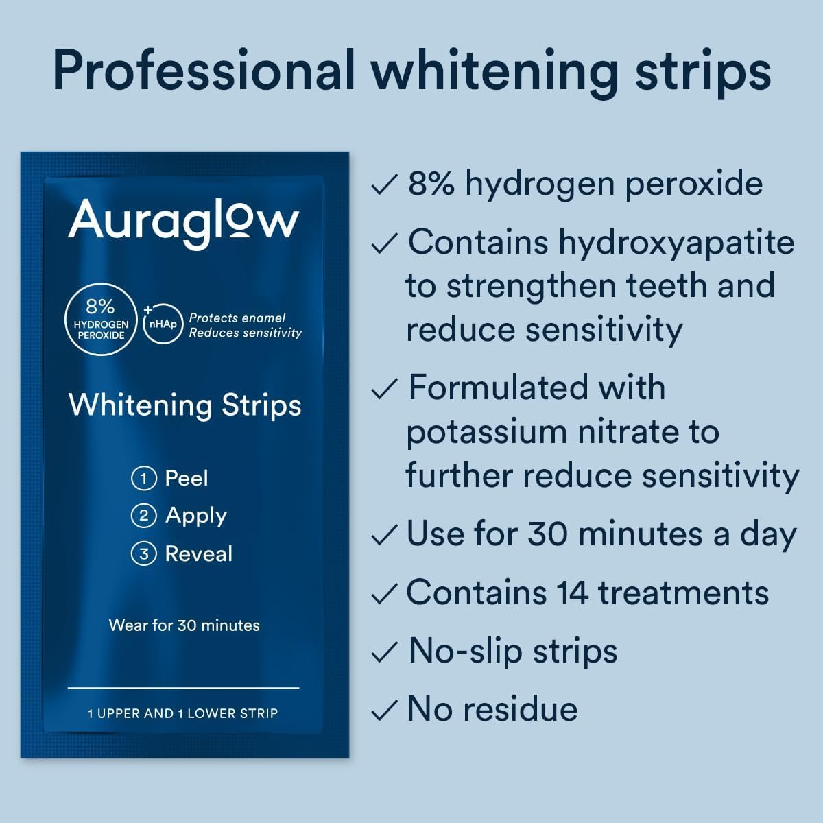 Auraglow Teeth Whitening Strips - Thumbnail 2