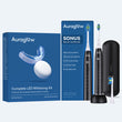 Auraglow Teeth Whitening Kit and Sonus Electric Toothbrush — front view