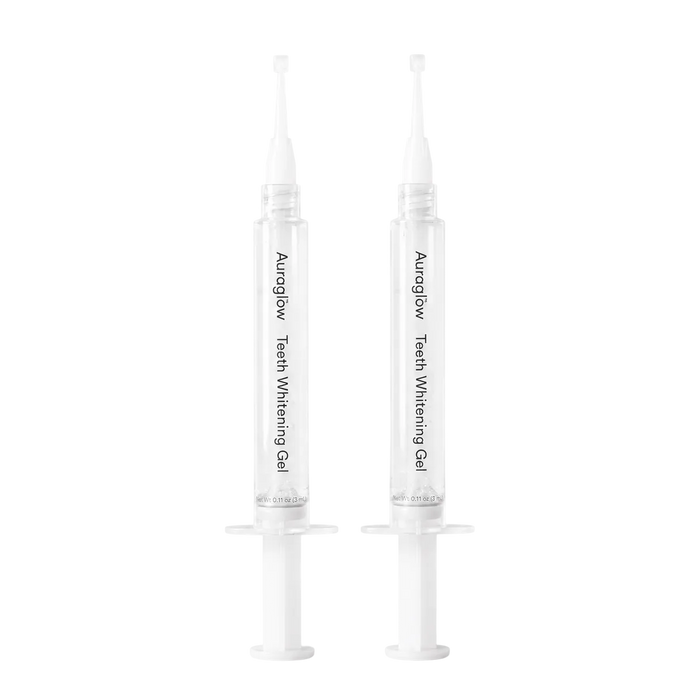 Auraglow whitening gel syringes